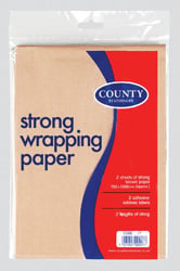 A package of county-strong wrapping paper.
