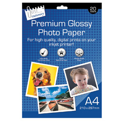 Premium glossy photo paper is for high-quality digital prints on your inkjet printer.
