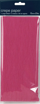 Add a pop of vibrant colour to your craft and party supplies with our stunning Cerise Crepe Paper from Simon Elvin. Each large sheet measures a generous 1.5 metres by 50 cm, offering ample material for countless creative projects. Its distinctive crinkled texture makes it perfect for crafting beautiful decorations, eye-catching gift wrapping, or adding a festive touch to any occasion. Stock up easily with our convenient wholesale pack of 12 individual sheets, ensuring you always have this popular shade on hand for your customers.