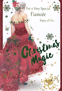 A Christmas card for a very special fiancée.