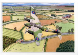 A painting of a plane with "yo58" painted on the side.