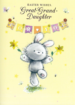 An Easter card for a great granddaughter.