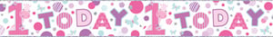 The word today is on a white background with pink and purple polka dots.