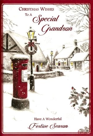 Christmas wishes to a special grandson! Have a wonderful festive season.