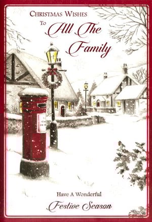 Christmas wishes to all the family; have a wonderful festive season.