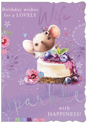 birthday wishes for a lovely wife, may happiness accompany them
