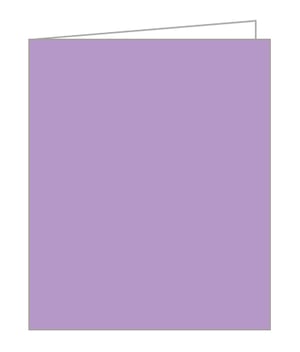 A purple card with a white envelope on a white background.