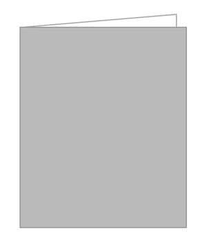 A gray card with a white envelope on a white background.