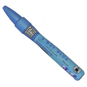 A tube of Zig Memory System 2-Way Glue.