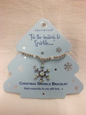 A Christmas sparkle bracelet, made especially for you with love.
