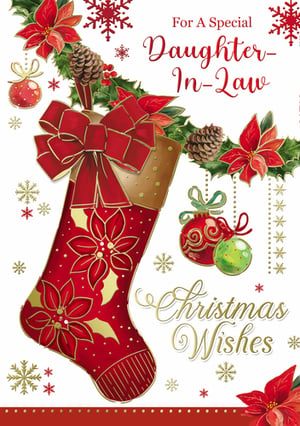 A Christmas card for a special daughter-in-law.