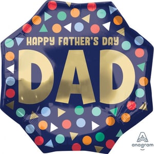 a balloon that says happy father 's day dad