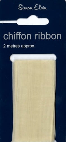A package of chiffon ribbon by Simon Elvin.