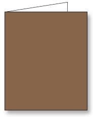 a brown square with a white border on a white background .