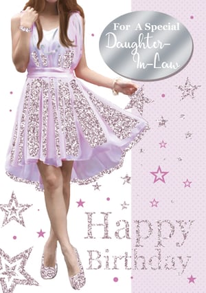 A birthday card for a special daughter-in-law.