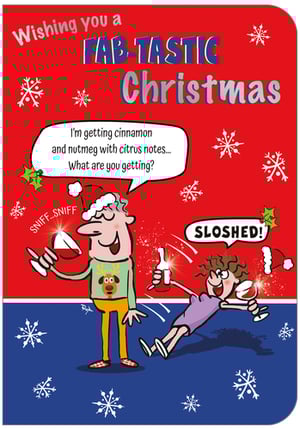 A Christmas card wishes you a fantastic Christmas.