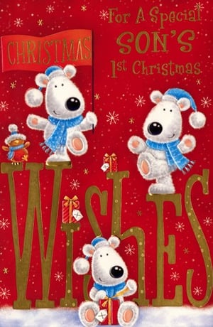 A Christmas card for a special son's first Christmas.
