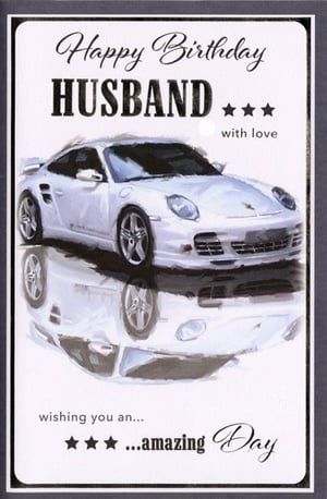 Happy birthday, husband! With love, I wish you an amazing day.