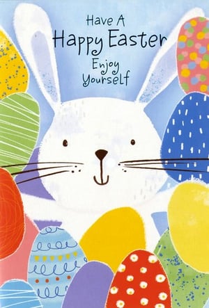 A card that says "have a happy Easter" and "enjoy yourself."