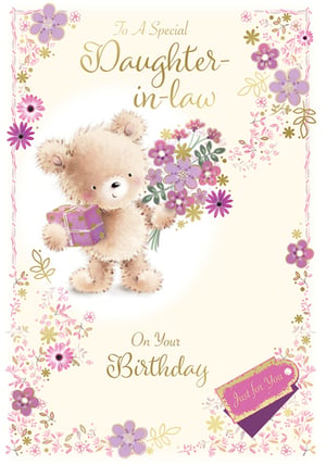 A birthday card for a special daughter-in-law.