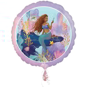 a balloon with a picture of a mermaid on it