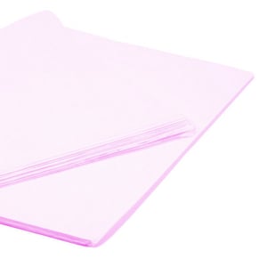 two sheets of pink paper are stacked on top of each other