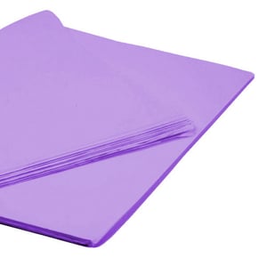 two sheets of purple paper are stacked on top of each other on a white background .