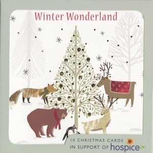 winter wonderland christmas cards in support of hospice uk