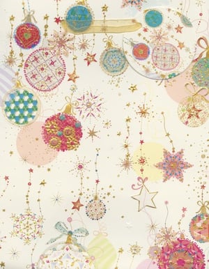 a white background with christmas ornaments and stars on it