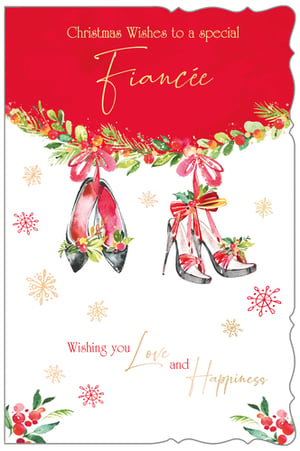 christmas wishes to a special fiancee wishing you love and happiness