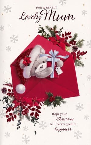 a christmas card for a really lovely mum