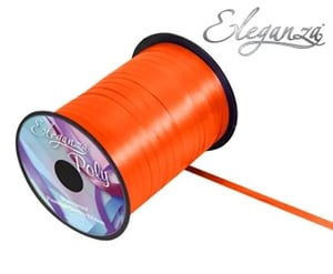 a spool of orange elegantza poly ribbon