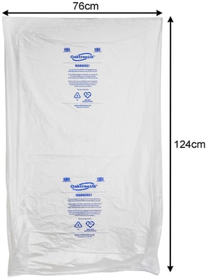 a white bag that says oaktree uk on it