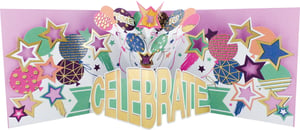 a pink background with the words happy birthday on it