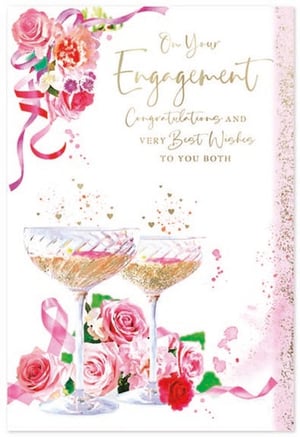 on your engagement congratulations and very best wishes to you both