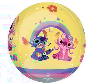 a dalmatian dog is wearing a birthday hat and holding balloons .