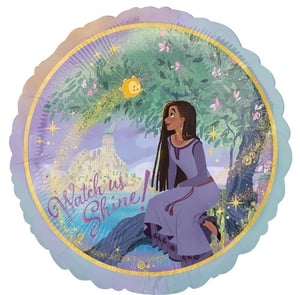 a balloon that says watch us shine on it