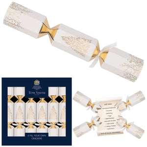 a box of 6 fill your own crackers by tom smith