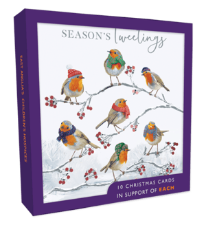 a box of christmas cards for east anglia 's children 's hospices