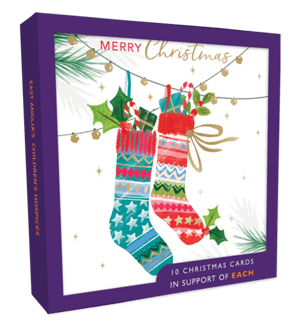 a box of christmas cards for east anglia 's children 's hospices