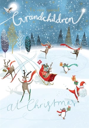 a christmas card that says grandchildren at christmas