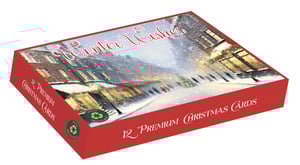 a dalmatian dog is wearing a birthday hat and holding balloons .