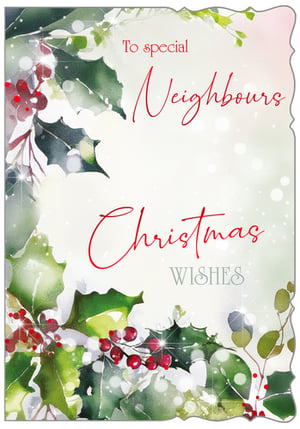 a christmas card that says happy christmas to a friend