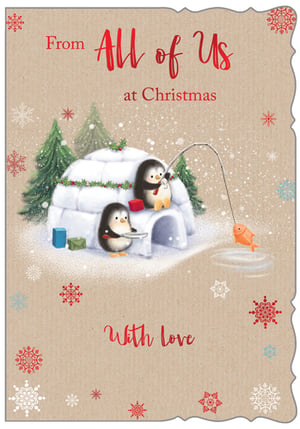 a christmas card that says happy christmas to a friend