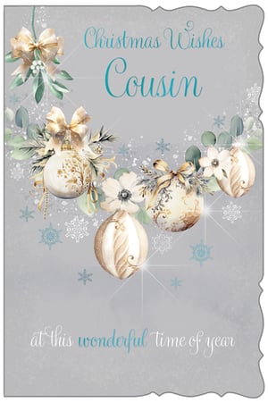 christmas wishes cousin at this wonderful time of year