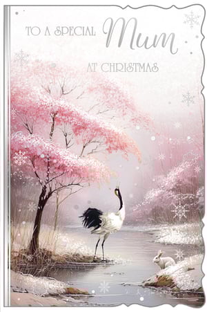 a christmas card that says to a special mum at christmas