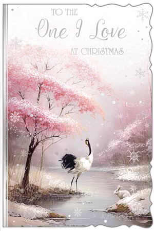 a christmas card that says to the one i love at christmas
