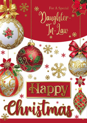 a christmas card for a special daughter-in-law