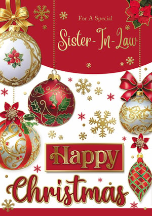 a christmas card for a special sister-in-law