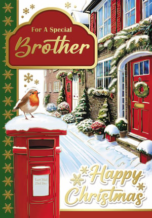 a christmas card for a special brother